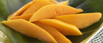 Спелый плод манго